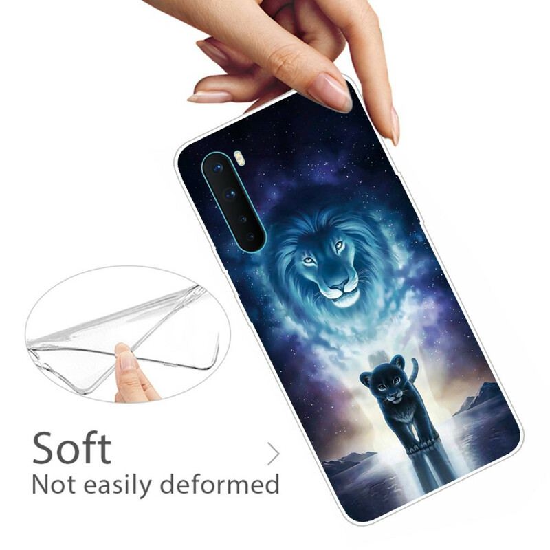Capa Para OnePlus Nord Filhote De Leão