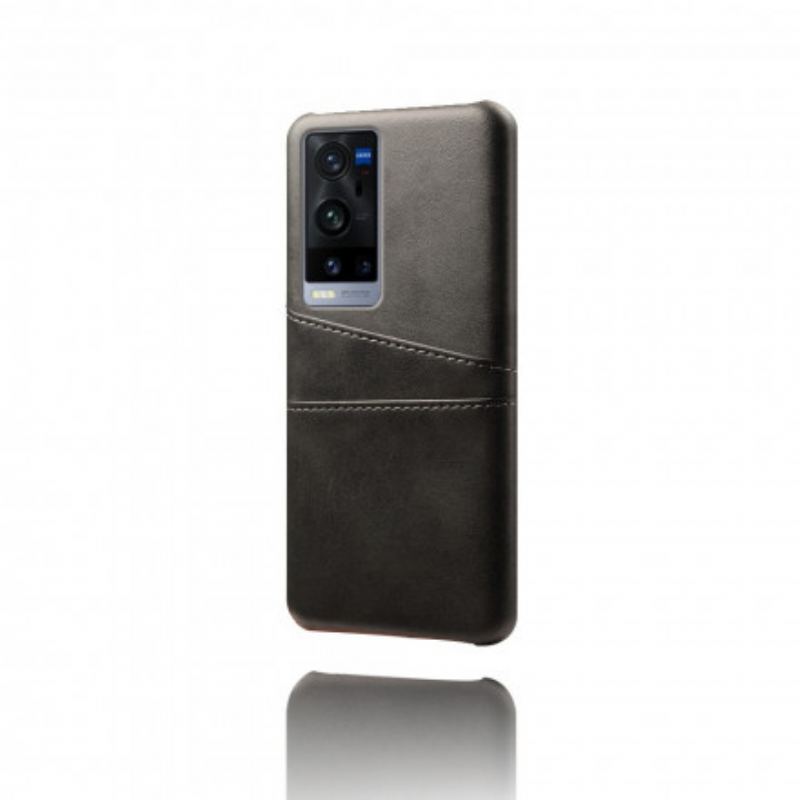 Capa Para Vivo X60 Pro Plus Titular De Cartão Duplo Ksq