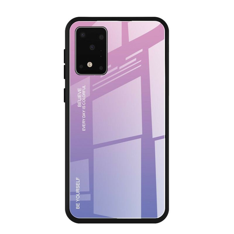 Capa De Celular Para Samsung Galaxy S20 Vidro Temperado Seja Você Mesmo