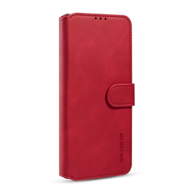 Capa De Couro Para Samsung Galaxy S20 Dg.ming Retro