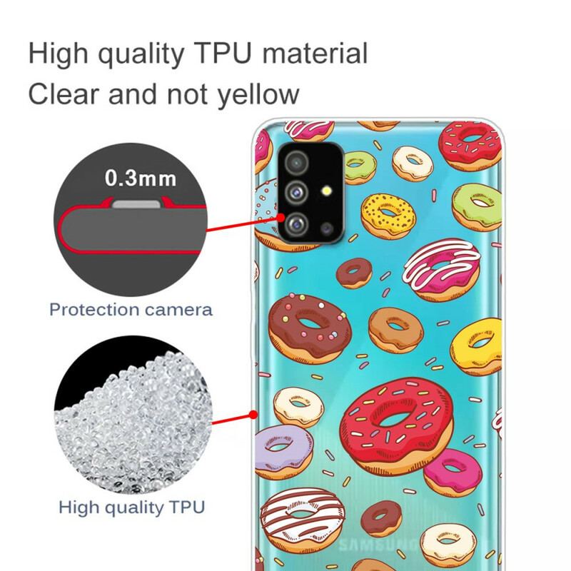 Capa Para Samsung Galaxy S20 Amo Rosquinhas