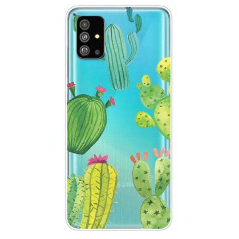 Capa Para Samsung Galaxy S20 Cactos Aquarela