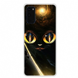 Capa Para Samsung Galaxy S20 Gato Da Galáxia