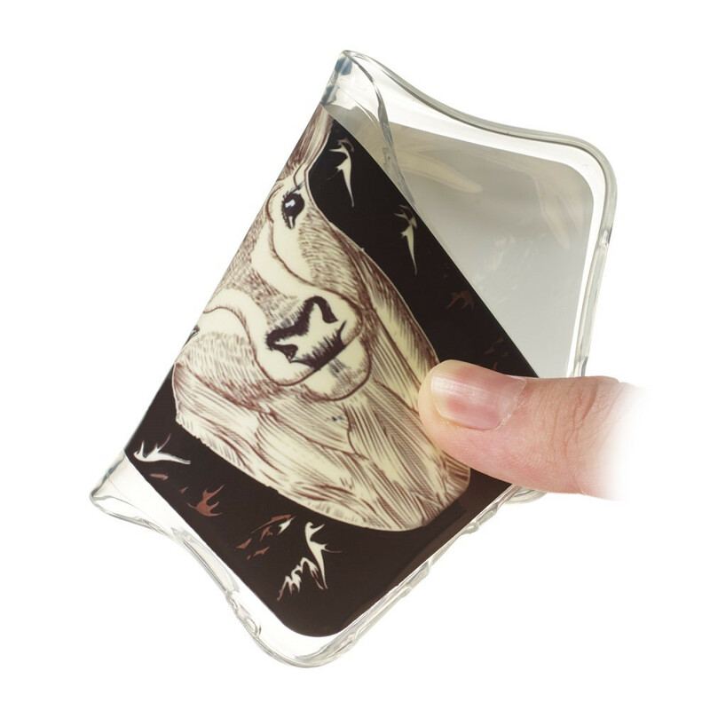 Capa Para Samsung Galaxy S20 Veado Majestoso Fluorescente