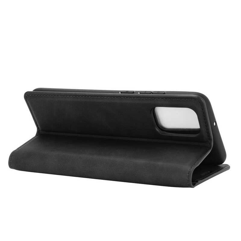 Capa De Celular Para Samsung Galaxy A02s Flip Efeito Couro Macio