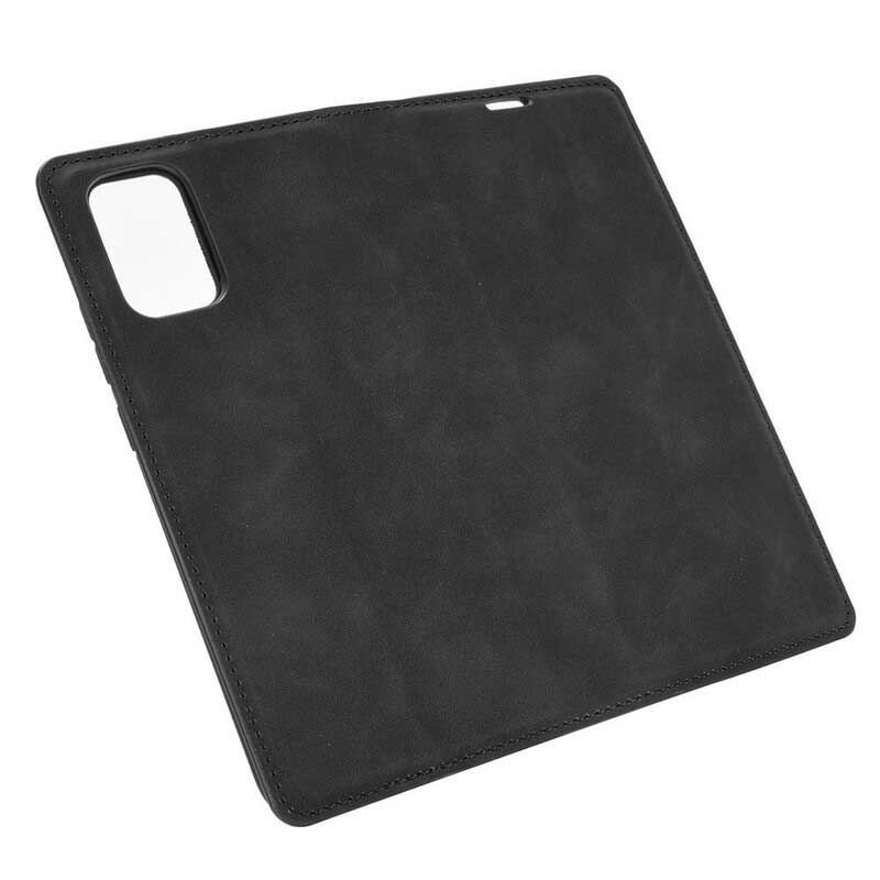 Capa De Celular Para Samsung Galaxy A02s Flip Efeito Couro Macio