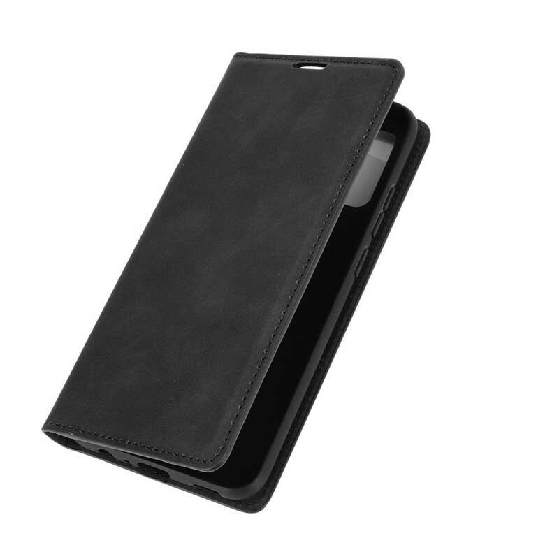 Capa De Celular Para Samsung Galaxy A02s Flip Efeito Couro Macio