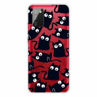 Capa De Celular Para Samsung Galaxy A02s Ratos Pretos