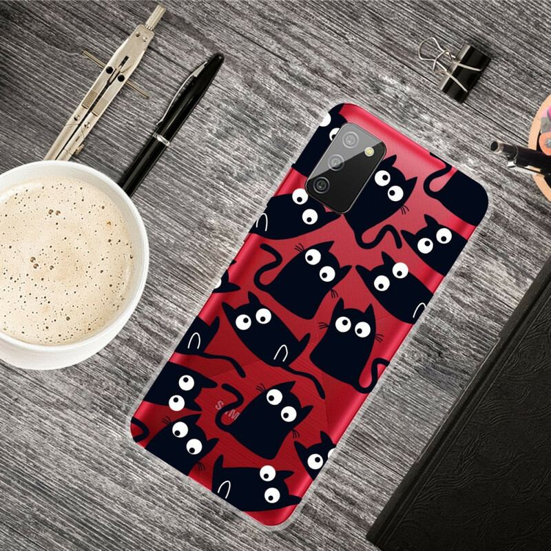 Capa De Celular Para Samsung Galaxy A02s Ratos Pretos