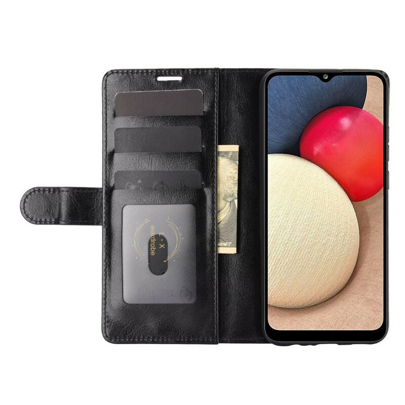 Capa De Couro Para Samsung Galaxy A02s Couro Ultra Sintético
