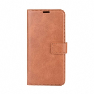 Capa Em Pele Para Samsung Galaxy A02s Couro Sintético Fino