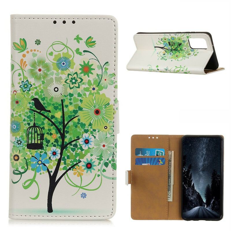 Capa Flip Para Samsung Galaxy A02s Árvore Florida