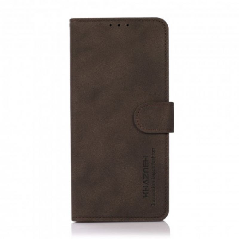 Capa Flip Para Samsung Galaxy A02s Khazneh Textura Efeito Couro