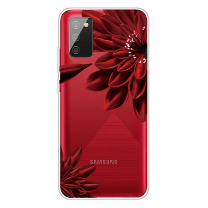 Capa Para Samsung Galaxy A02s Flores Silvestres