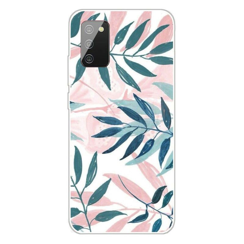 Capa Para Samsung Galaxy A02s Folhas
