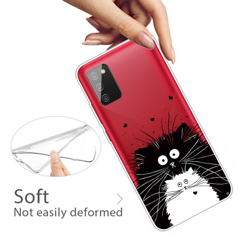 Capa Para Samsung Galaxy A02s Olha Os Gatos