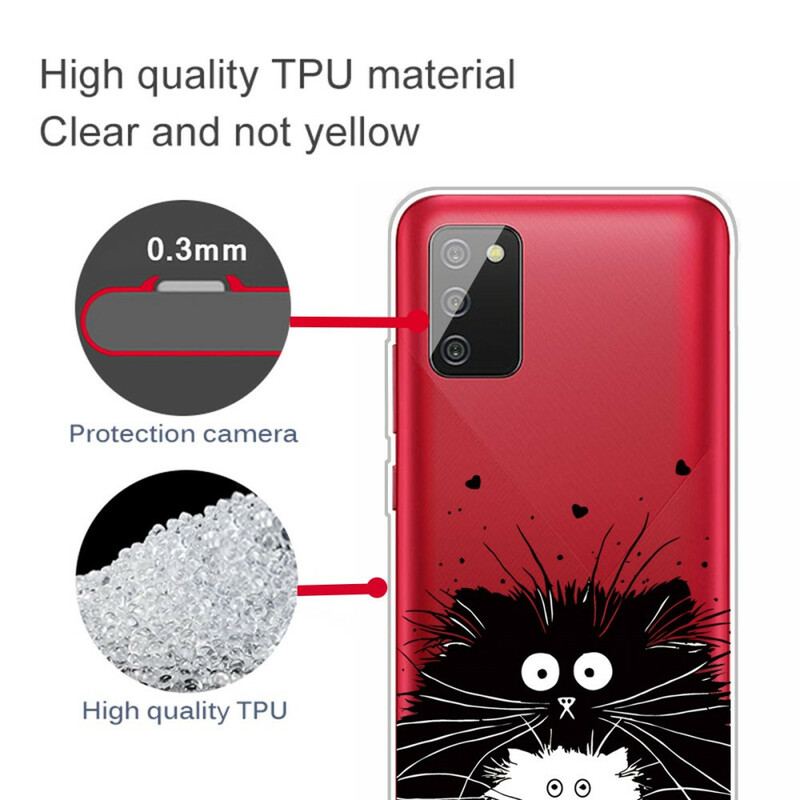 Capa Para Samsung Galaxy A02s Olha Os Gatos