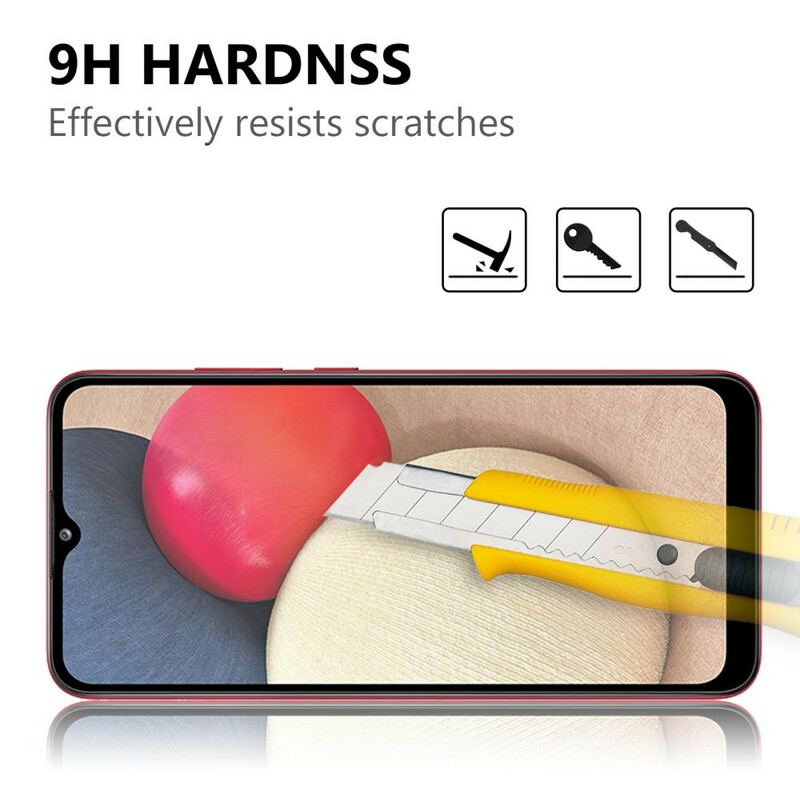Proteção De Vidro Temperado De Borda Para A Tela Do Samsung Galaxy A02S