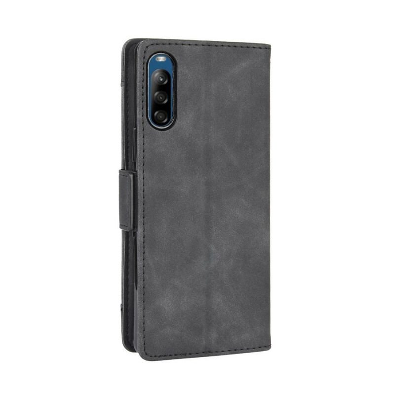 Capa Folio Para Sony Xperia L4 Cartão Múltiplo De Primeira Classe