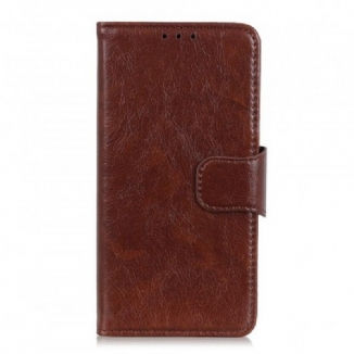 Capa Flip Para Samsung Galaxy A40 Efeito Couro Brilhante