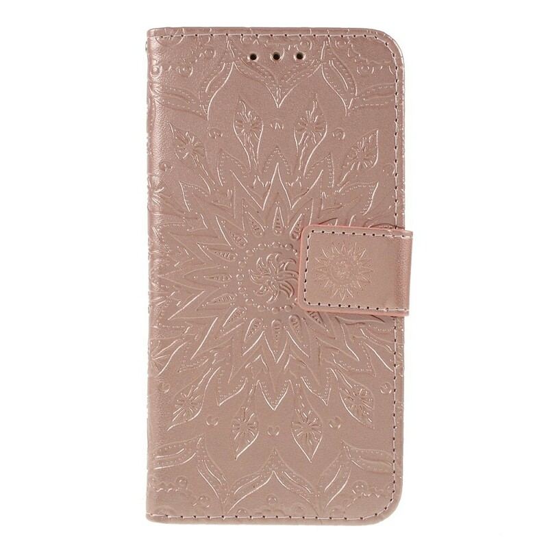 Capa Folio Para Samsung Galaxy A40 Flor Do Sol