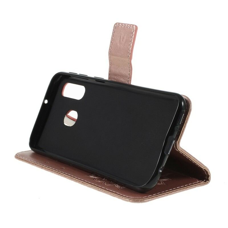 Capa Folio Para Samsung Galaxy A40 Flor Do Sol
