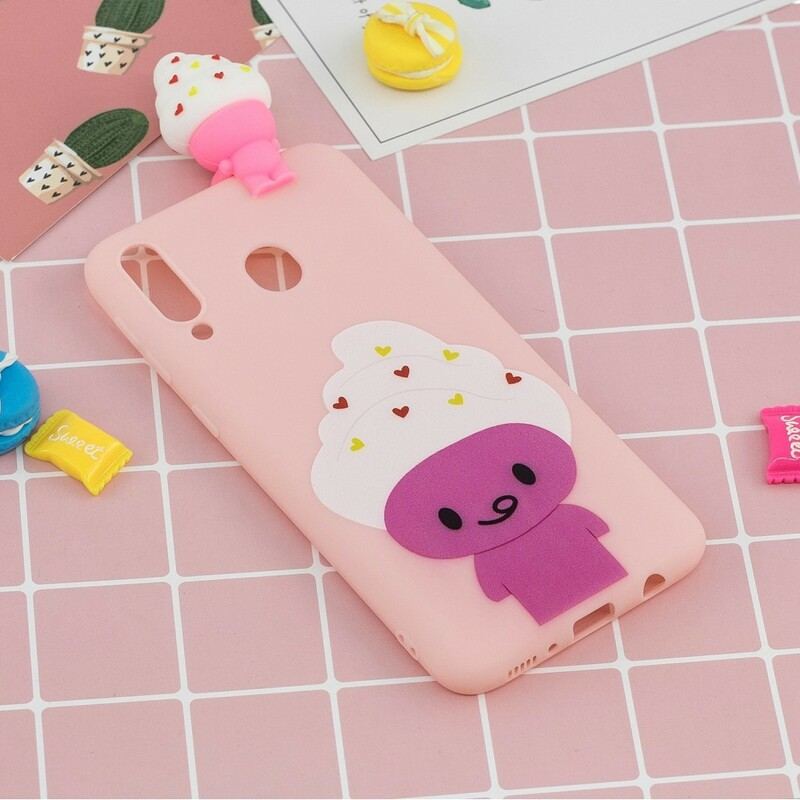 Capa Para Samsung Galaxy A40 Sorvete Divertido 3d
