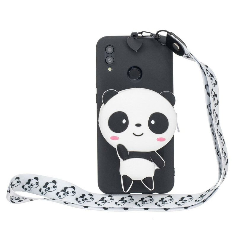Capa Para Samsung Galaxy A40 Capa Tipo Carteira Carteira Panda E Alça De Ombro