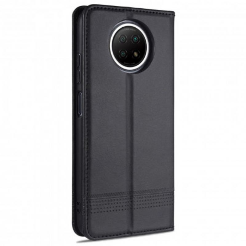 Capa De Celular Para Xiaomi Redmi Note 9T Flip Estilo De Couro Azns