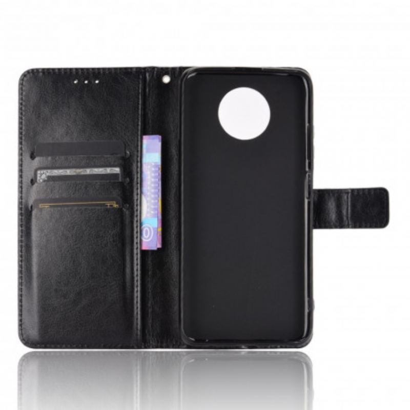 Capa Em Pele Para Xiaomi Redmi Note 9T Couro Falso Chamativo
