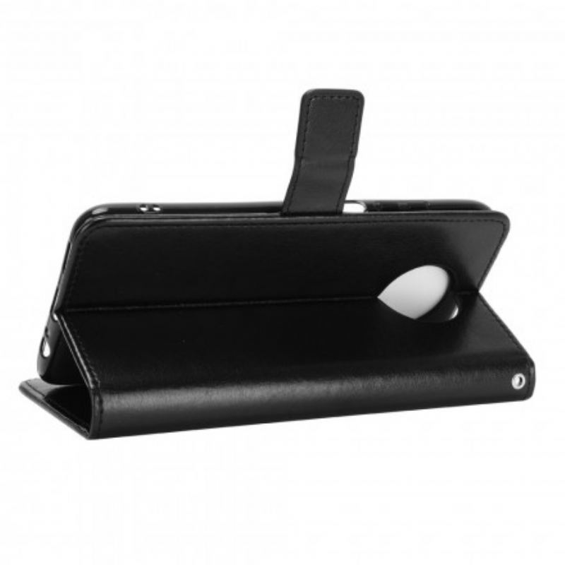 Capa Em Pele Para Xiaomi Redmi Note 9T Couro Falso Chamativo