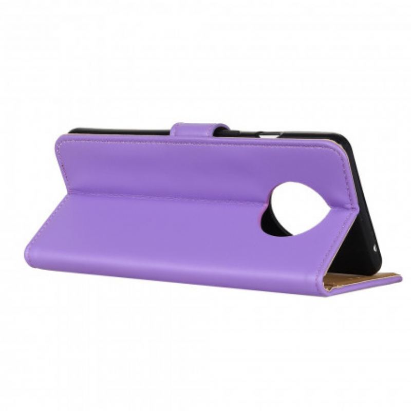 Capa Flip Para Xiaomi Redmi Note 9T Couro Sintético Liso