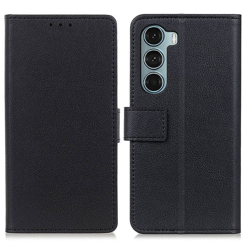 Capa De Couro Para Moto G200 5G Efeito Couro Simples