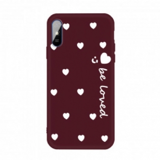 Capa De Celular Para Xiaomi Redmi 9A Coração De Silicone Seja Amado