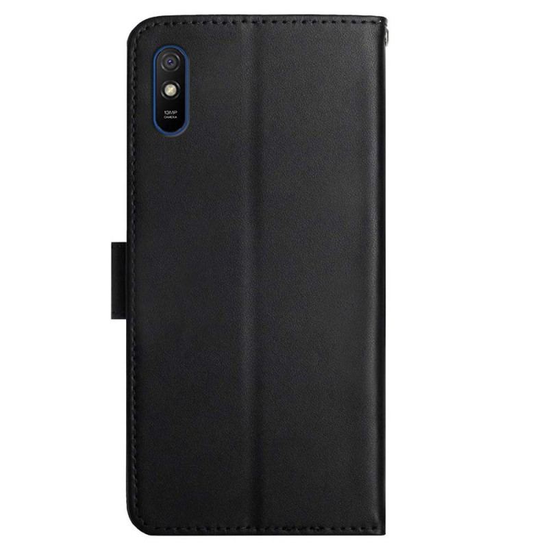 Capa Folio Para Xiaomi Redmi 9A Couro Napa Genuíno