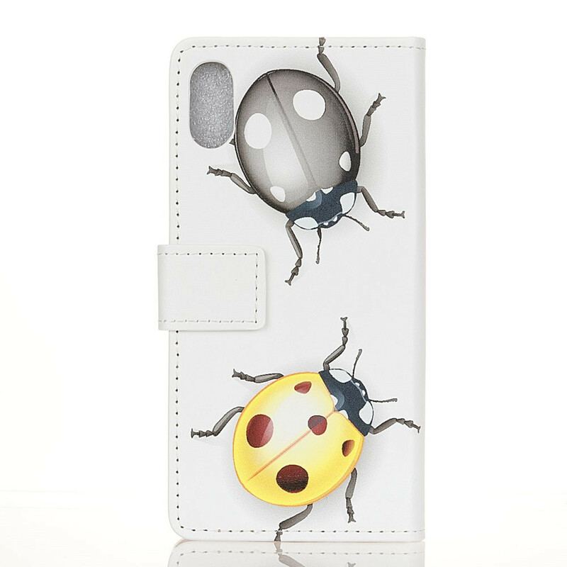 Capa Folio Para Xiaomi Redmi 9A Joaninhas