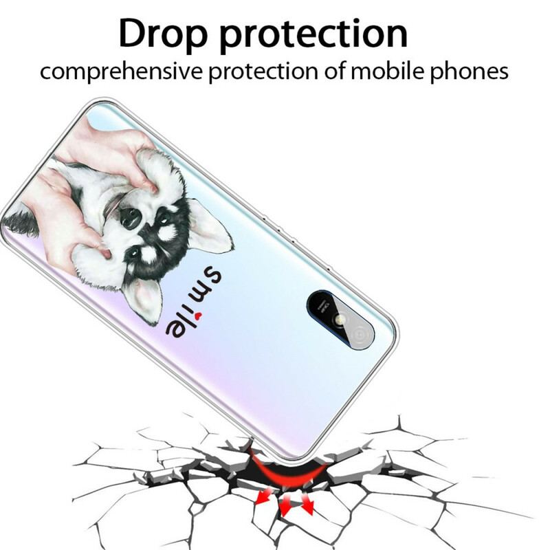 Capa Para Xiaomi Redmi 9A Cachorro Sorridente