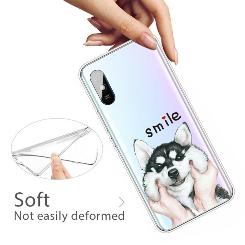 Capa Para Xiaomi Redmi 9A Cachorro Sorridente