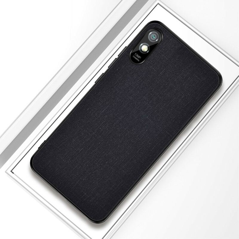Capa Para Xiaomi Redmi 9A Design Híbrido De Tecido