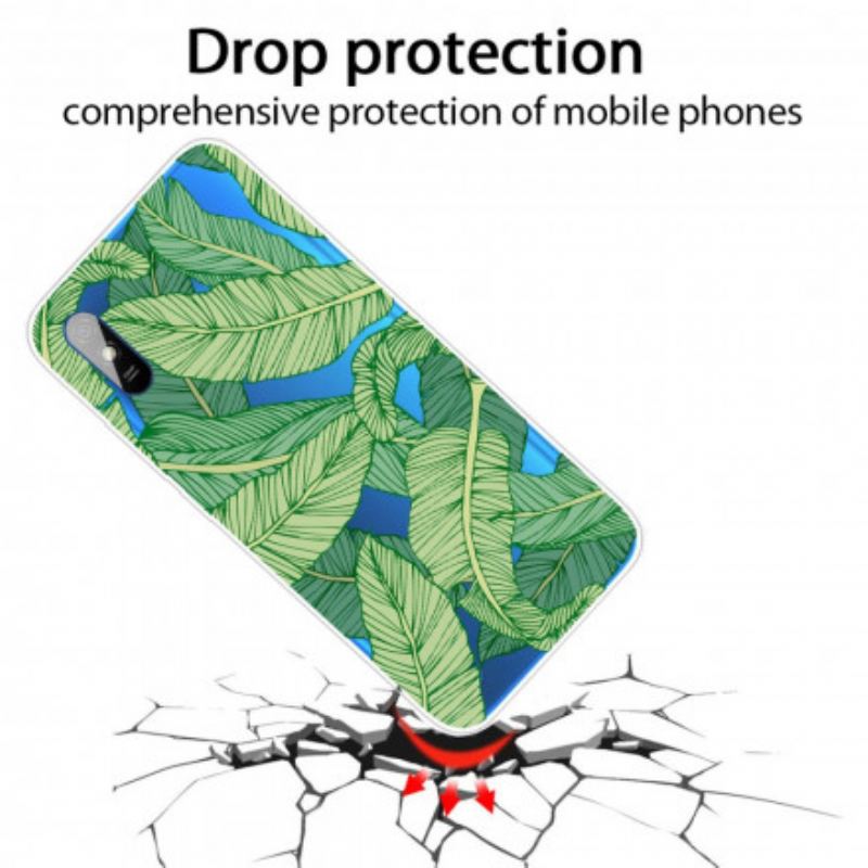 Capa Para Xiaomi Redmi 9A Folhagem