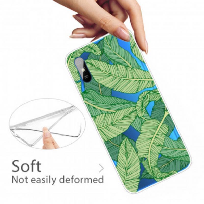 Capa Para Xiaomi Redmi 9A Folhagem