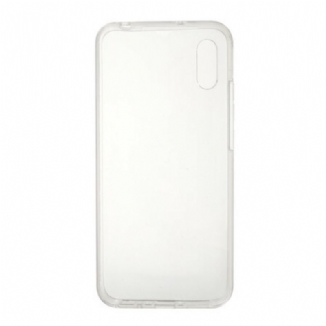 Capa Para Xiaomi Redmi 9A Frente E Verso Transparente