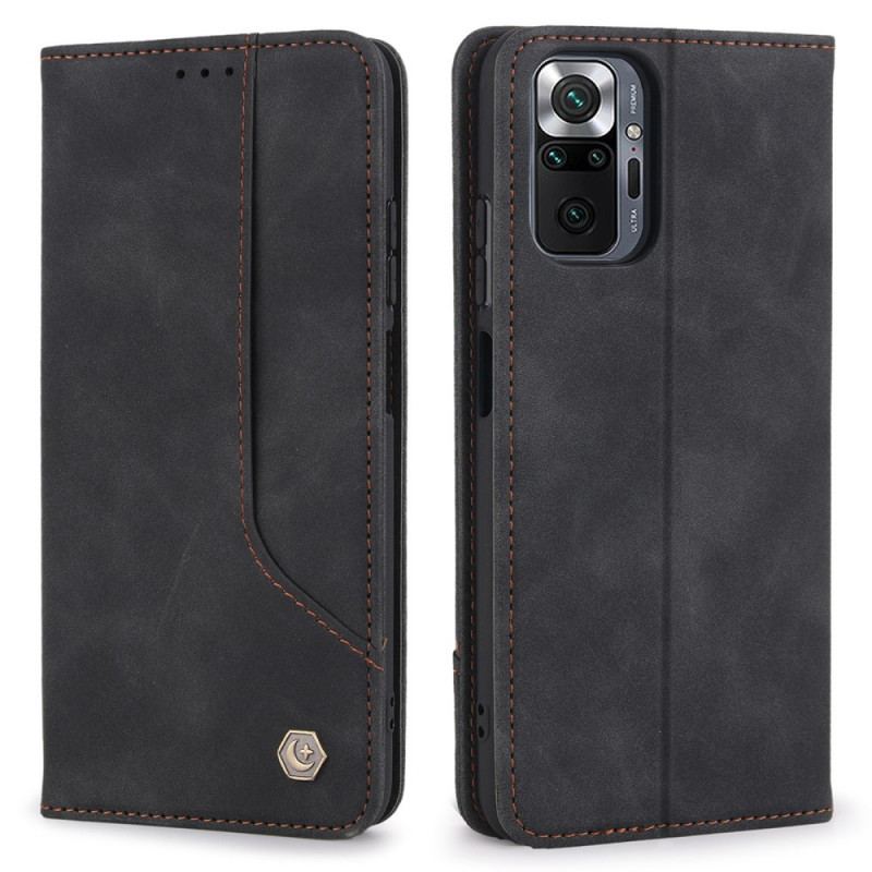 Capa De Celular Para Xiaomi Redmi Note 10 Pro Flip Pola Retrô
