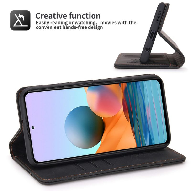 Capa De Celular Para Xiaomi Redmi Note 10 Pro Flip Pola Retrô