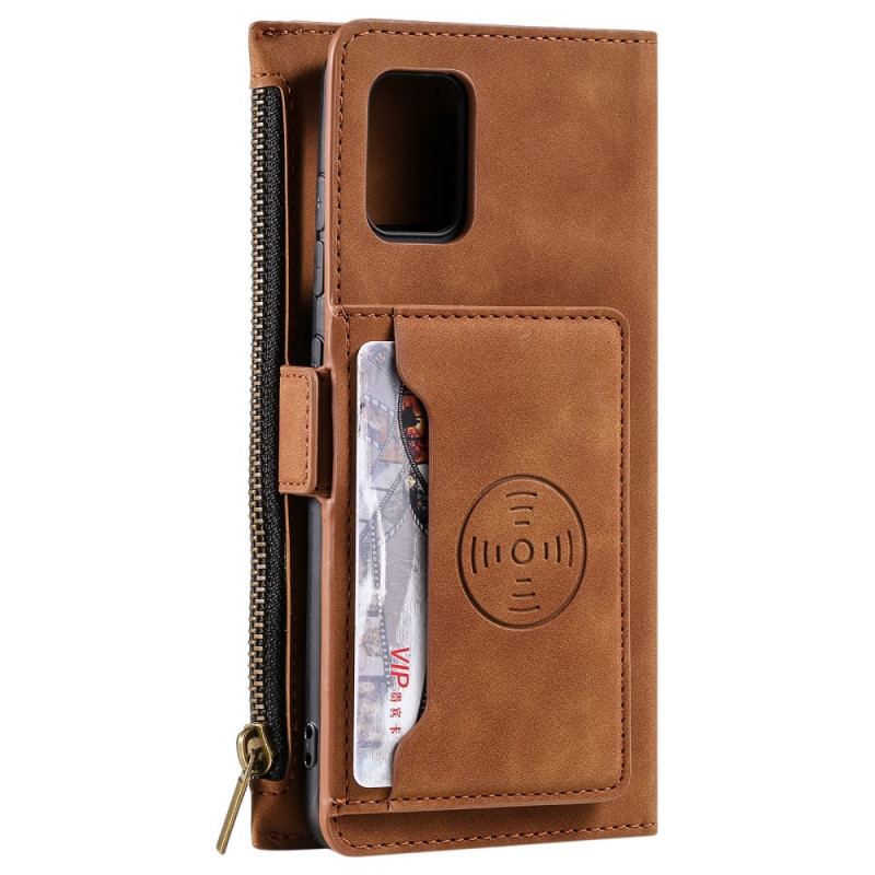Capa Flip Para Xiaomi Redmi Note 10 Pro Porta-moedas E Porta-cartões