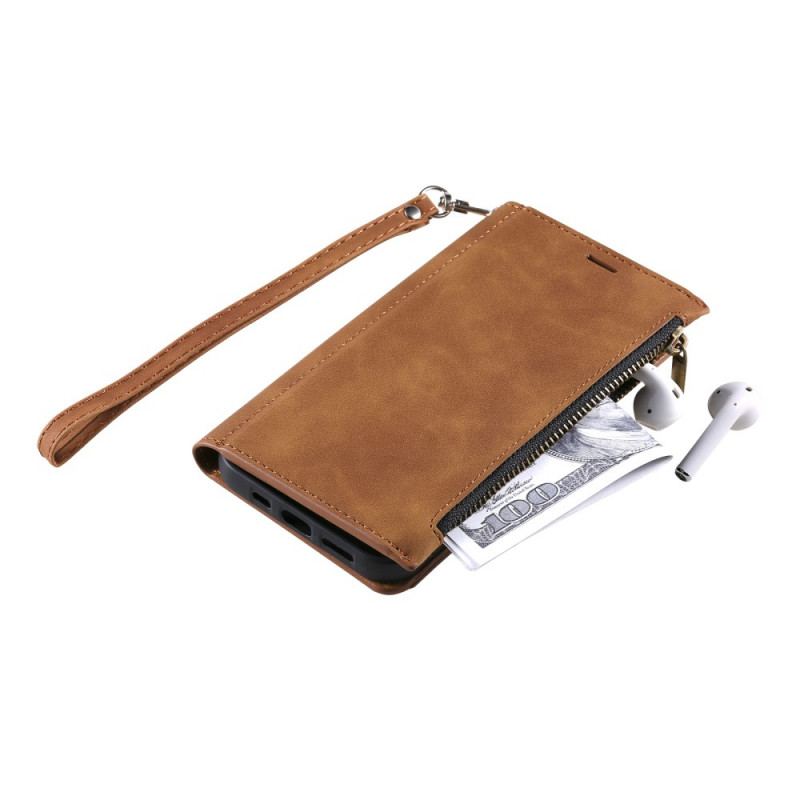 Capa Flip Para Xiaomi Redmi Note 10 Pro Porta-moedas E Porta-cartões