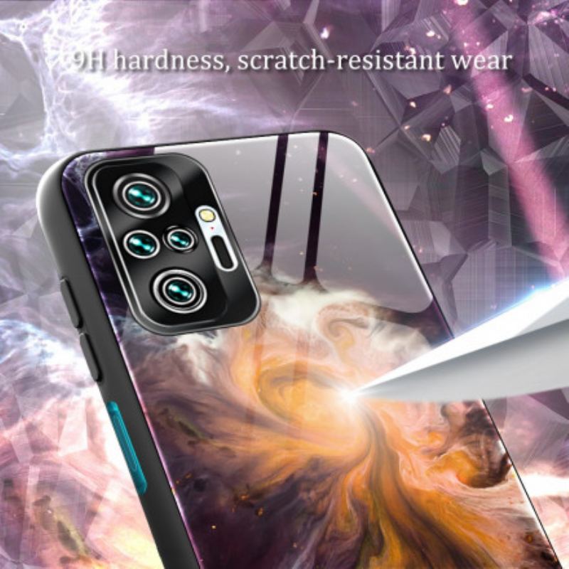 Capa Para Xiaomi Redmi Note 10 Pro Design Cores Vidro Temperado
