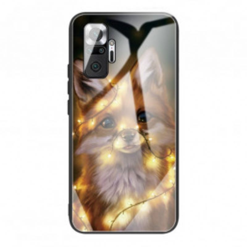 Capa Para Xiaomi Redmi Note 10 Pro Fox Vidro Temperado