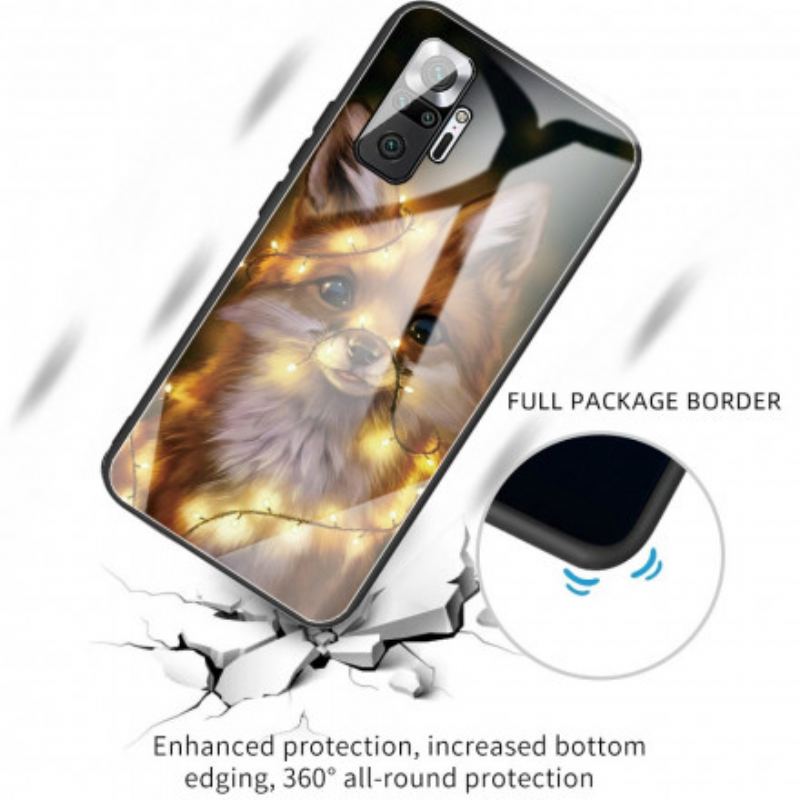 Capa Para Xiaomi Redmi Note 10 Pro Fox Vidro Temperado