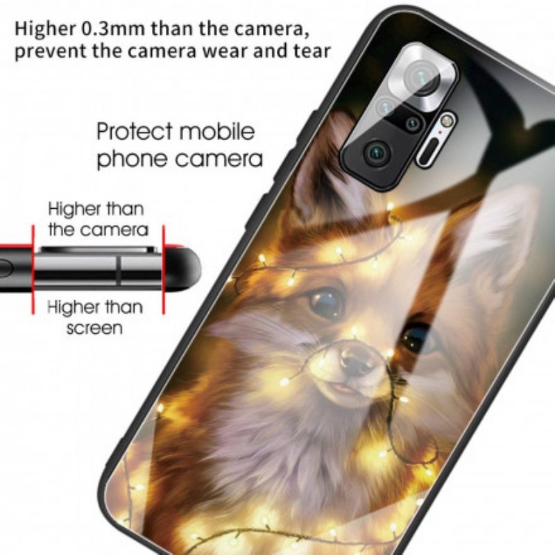 Capa Para Xiaomi Redmi Note 10 Pro Fox Vidro Temperado